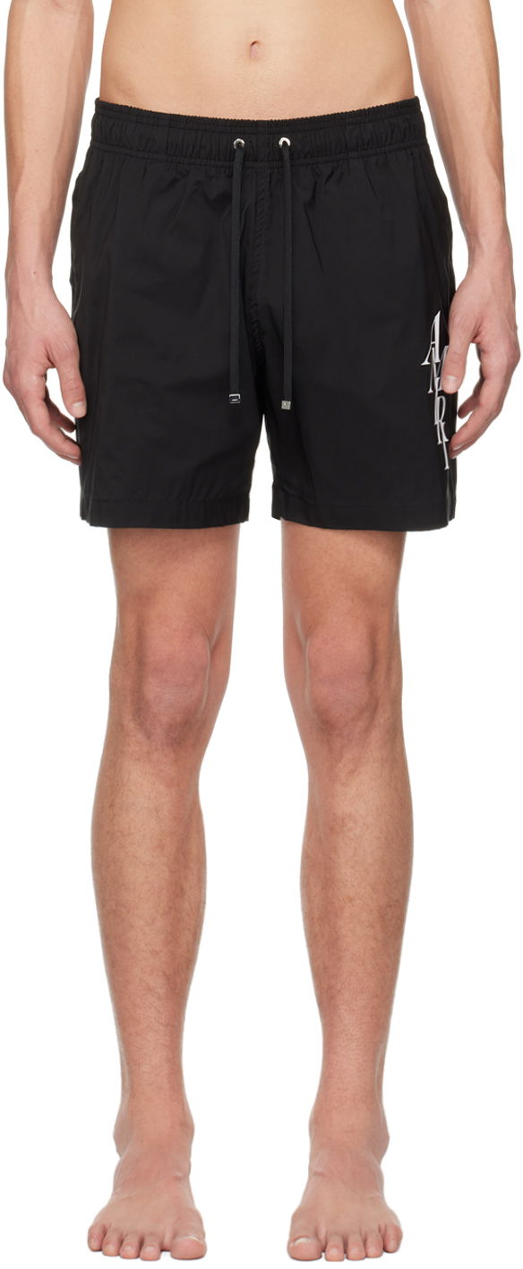 Plavky AMIRI AMIRI Vertical Stack Swim Shorts Čierna | AMSWTK1004, 0