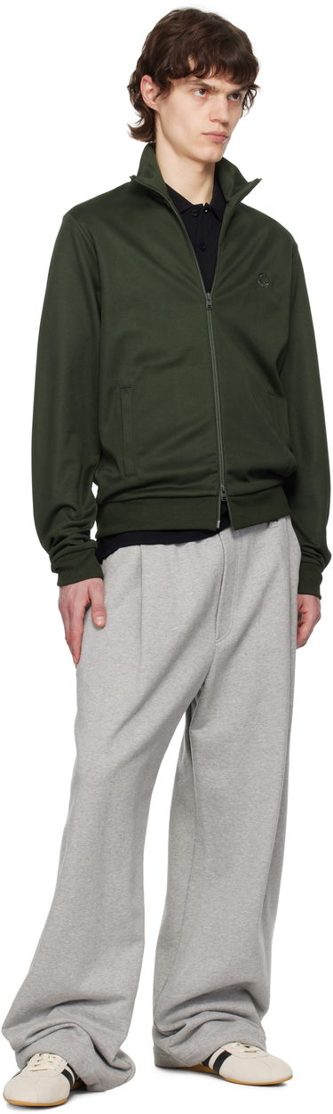Vetrovka Fred Perry Fred Perry Tricot Track Jacket Zelené | J7826, 3