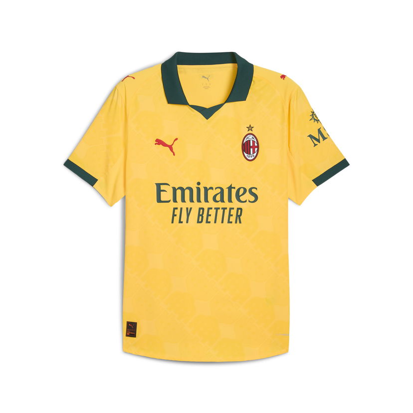 Dres Puma AC Milan Third Replica Jersey Žltá | 779978_03