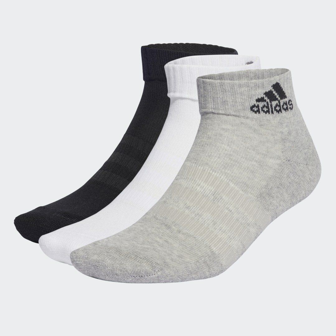 Ponožky adidas Performance Cushioned Ankle Socks 3 Pairs Biela | IA3948, 1