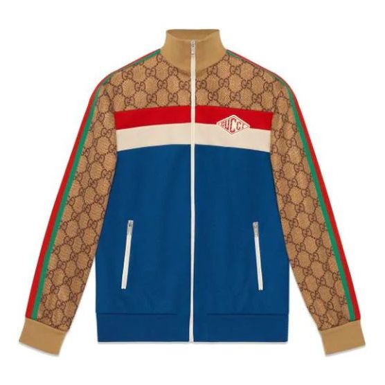 Bomber bunda Gucci Gucci Knitted Jacket Modrá | 526524-X9V99-4925