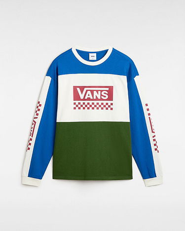 Tričko Vans Premium Branded Panel Long Sleeve T-shirt (douglas Fir) Men Green, Size L Rôznofarebný | VN000K2KBXU, 0