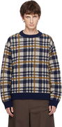 Dries Van Noten Check Crewneck Sweater