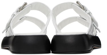 Tenisky a topánky BY FAR Wyatt Leather Platform Sandals Biela | 23SSWYSWHMCRN, 1