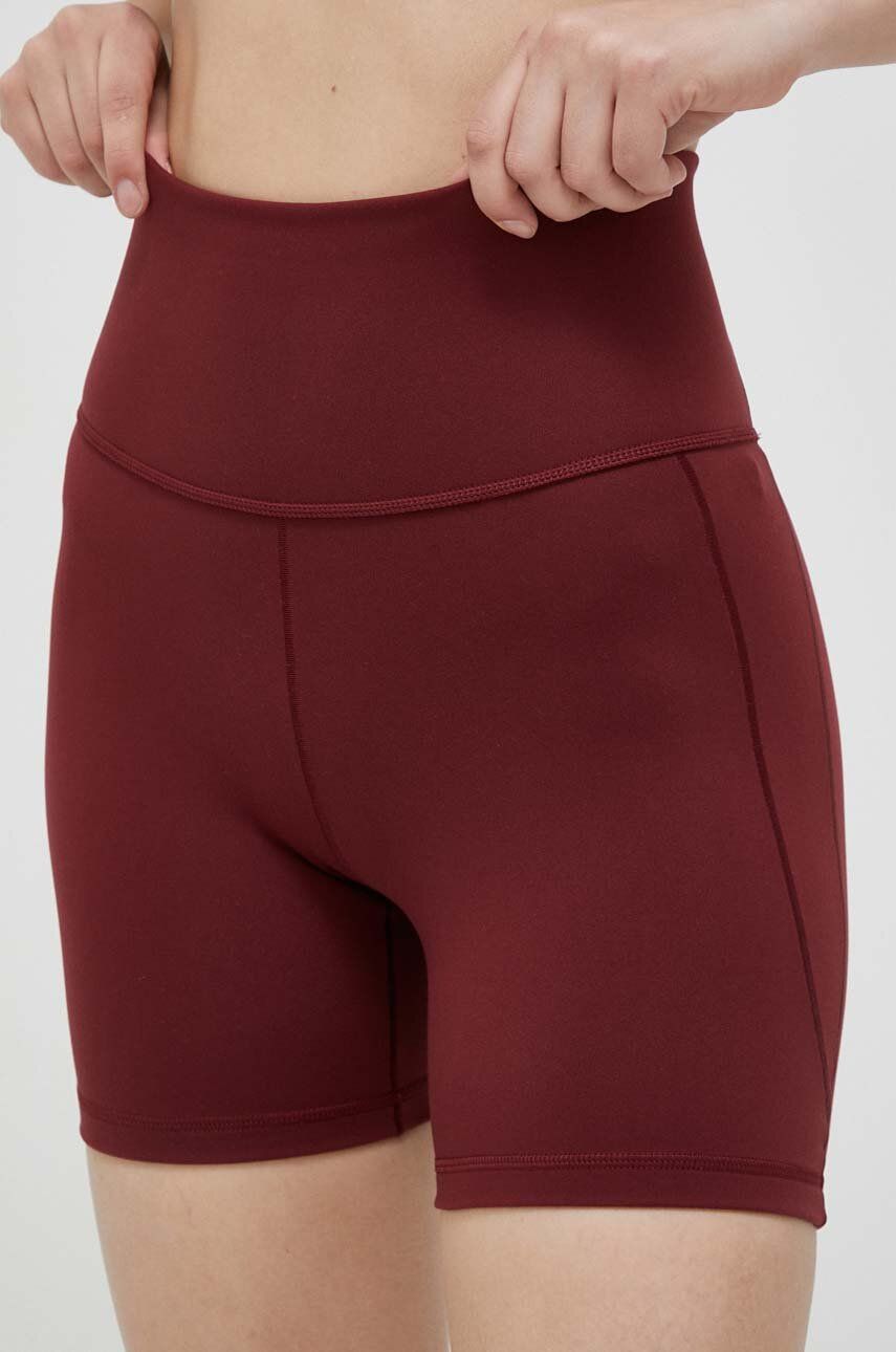 Legíny adidas Performance Yoga Studio Five-Inch Short Leggings Vínová | IJ6842, 0