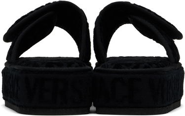 Oblečenie Versace Versace 'Versace' Allover Slippers Čierna | ZSL000003_ZCOSP052, 1