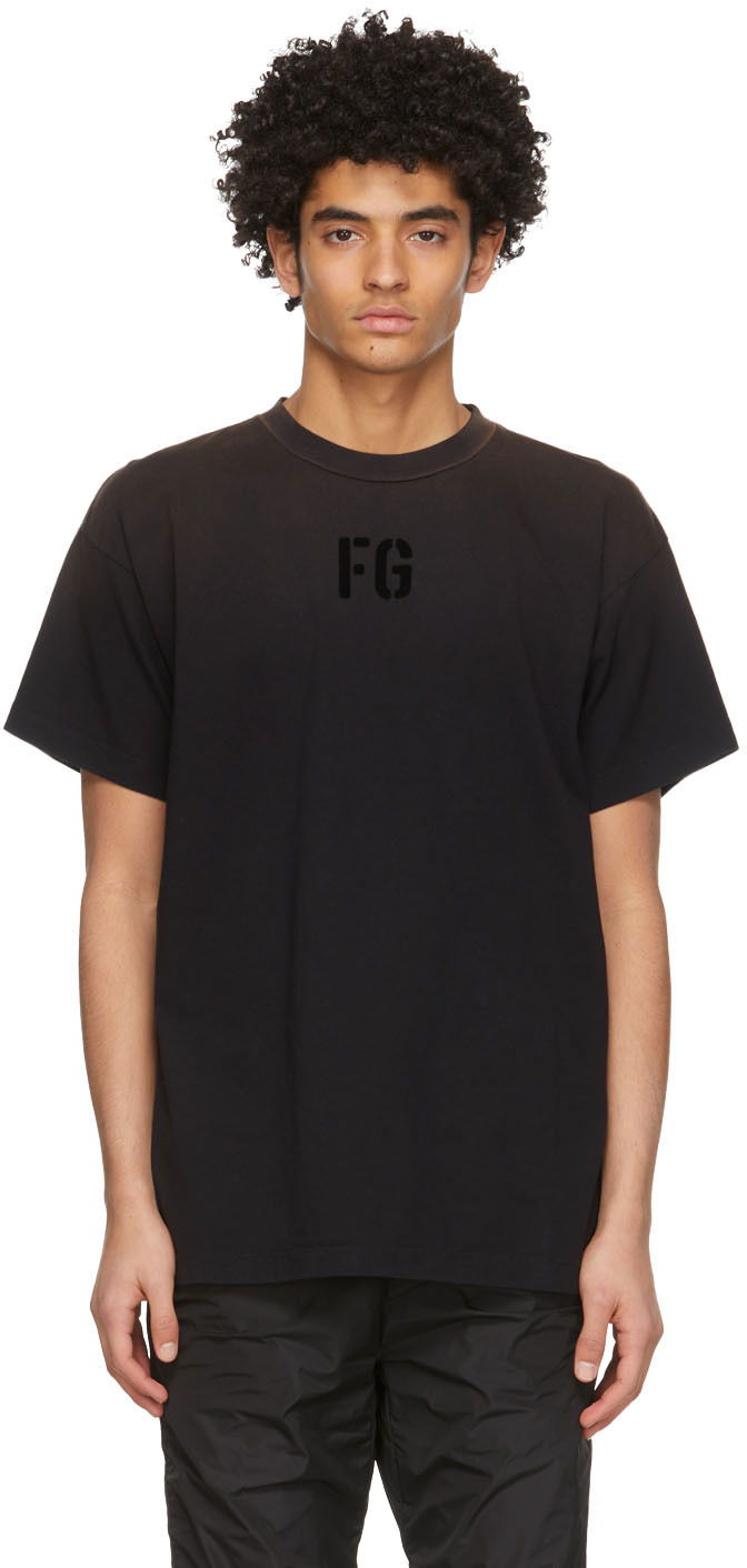 Tričko Fear of God 'FG' T-Shirt Čierna | FG50-025CTJ, 0