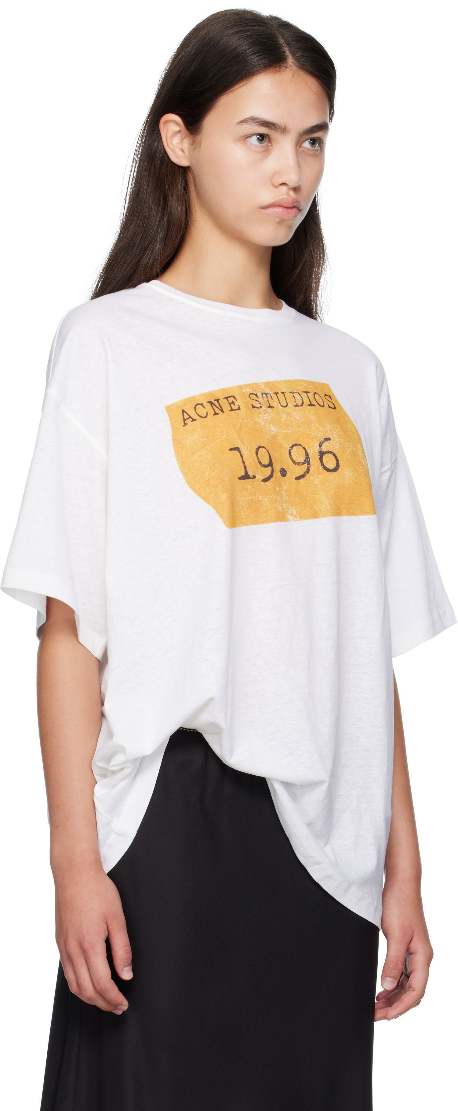 Tričko Acne Studios Acne Studios 1996 Logo T-Shirt Biela | CL0355-, 1