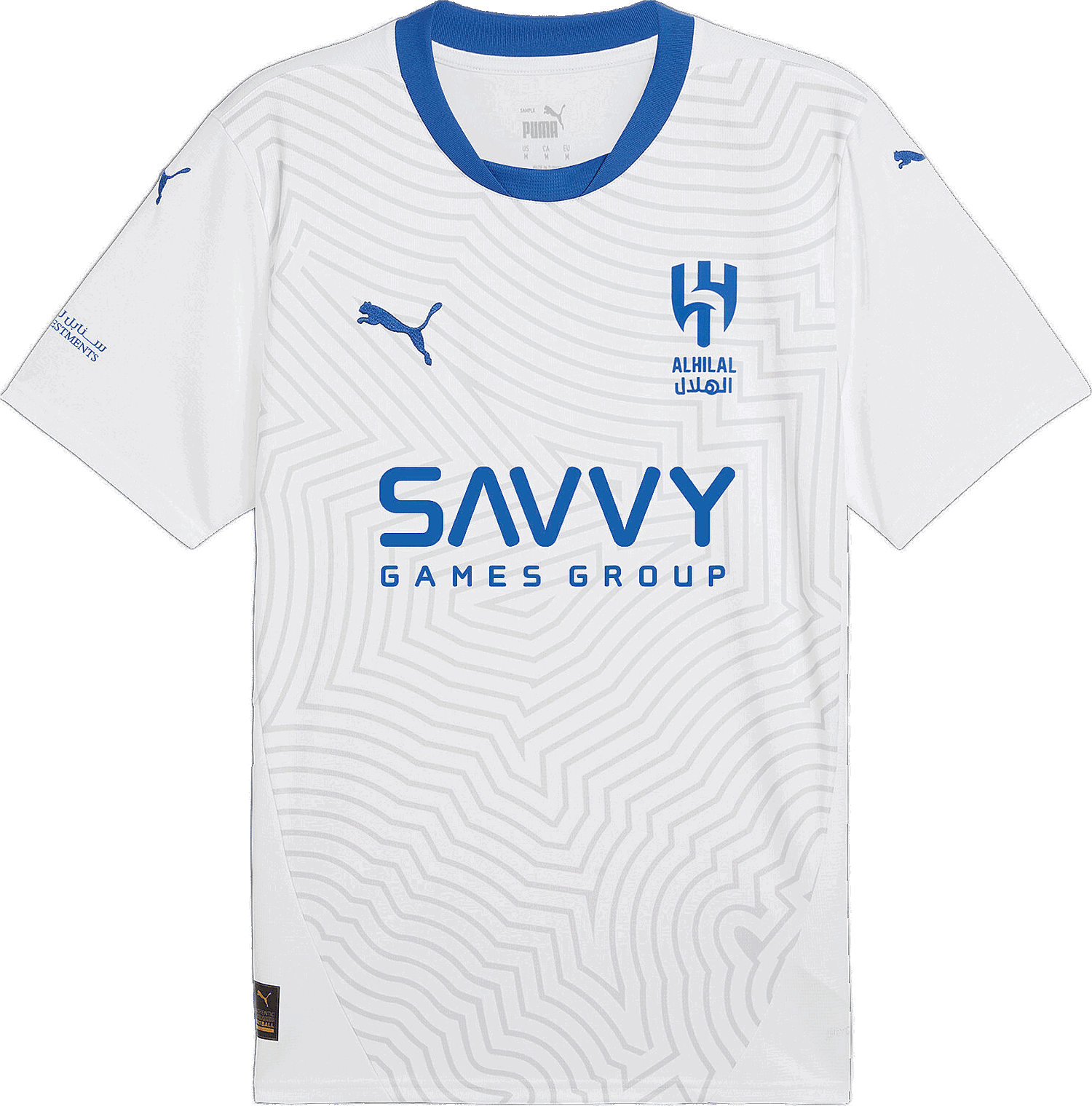 Dres Puma Al Hilal SFC Away Jersey Replica w/o Sponsor 2024/25 Biela | 778882-02, 0