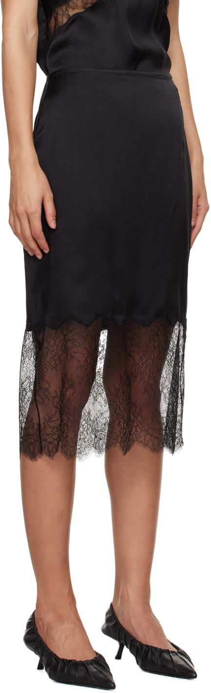 Sukňa Anine Bing Amelie Lace Midi Skirt Čierna | A-04-4309-000, 1