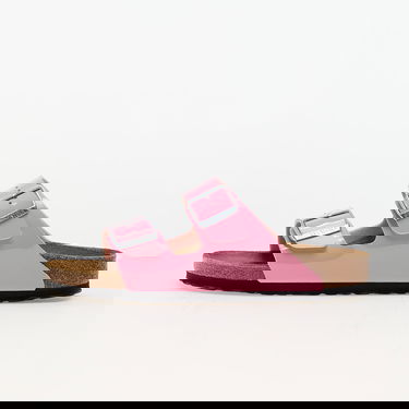 Tenisky a topánky Birkenstock Arizona Birko-Flor Patent Patent Candy Pink/Black Ružová | 1026957, 0