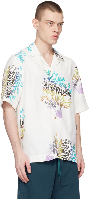 Košeľa Paul Smith Paul Smith Coral Print Resort Shirt Biela | M1R-905U-K01924-02, 1