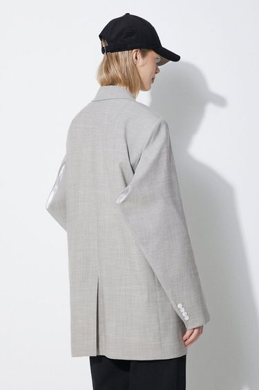 Vesta KENZO Solid Kimono Blazer Šedá | FE52VE2469RB.96, 1