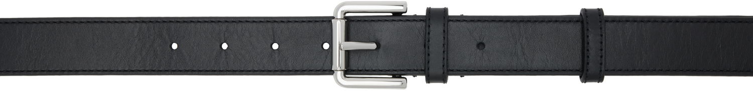 Opasok Max Mara Max Mara Leather 30" Belt Čierna | 2424506032600 MM02023, 0