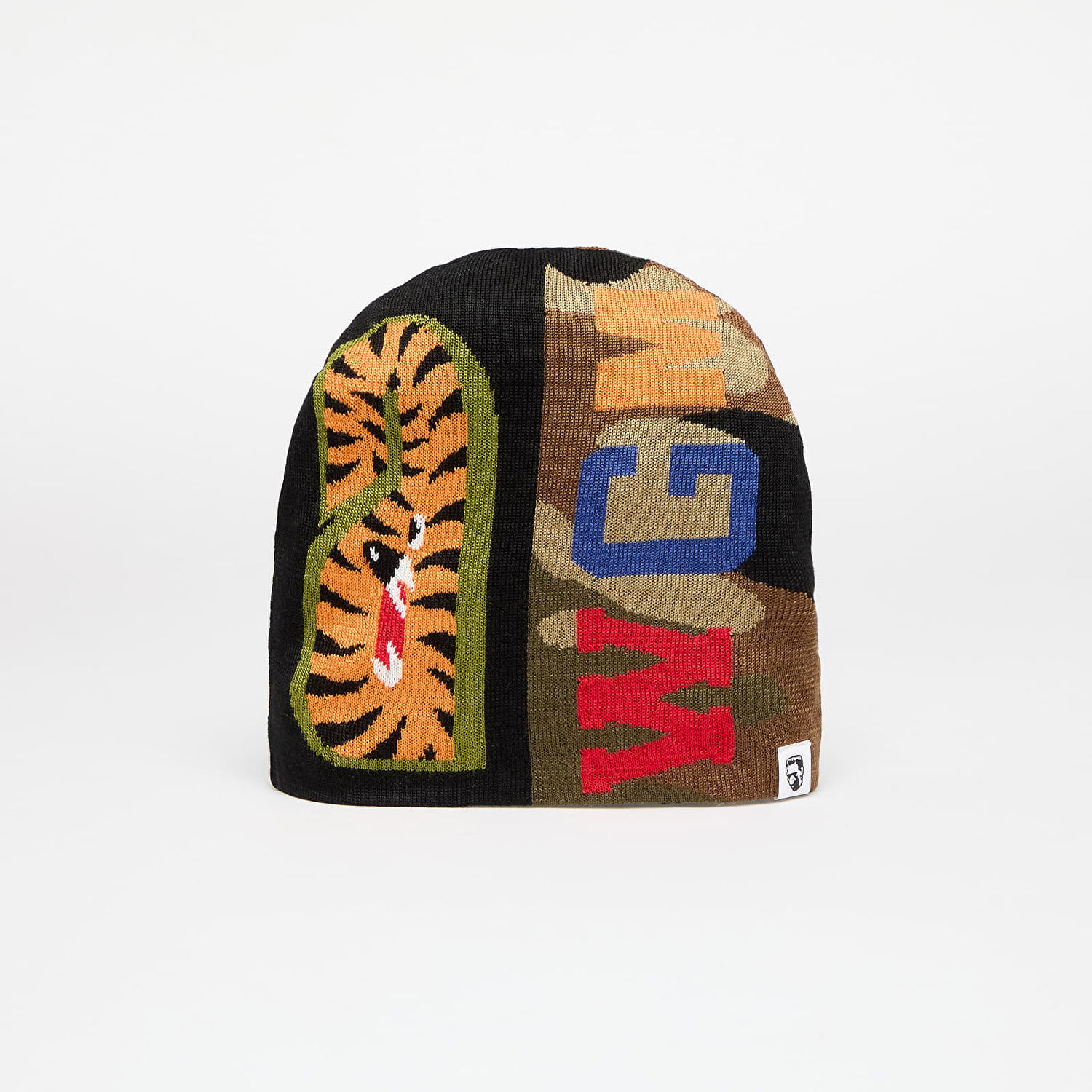 Kulicha BAPE Shark Knit Hat Hnedá | 001HTK701006M BLK, 1