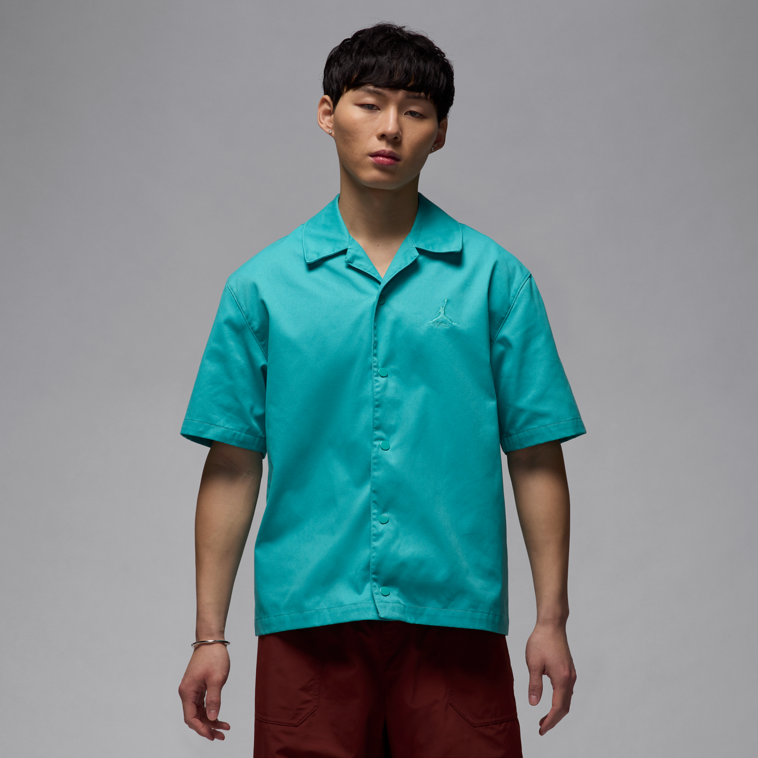 Košeľa Jordan Jordan Essentials Statement Woven Shirt Tyrkysová | FN4625-392, 0