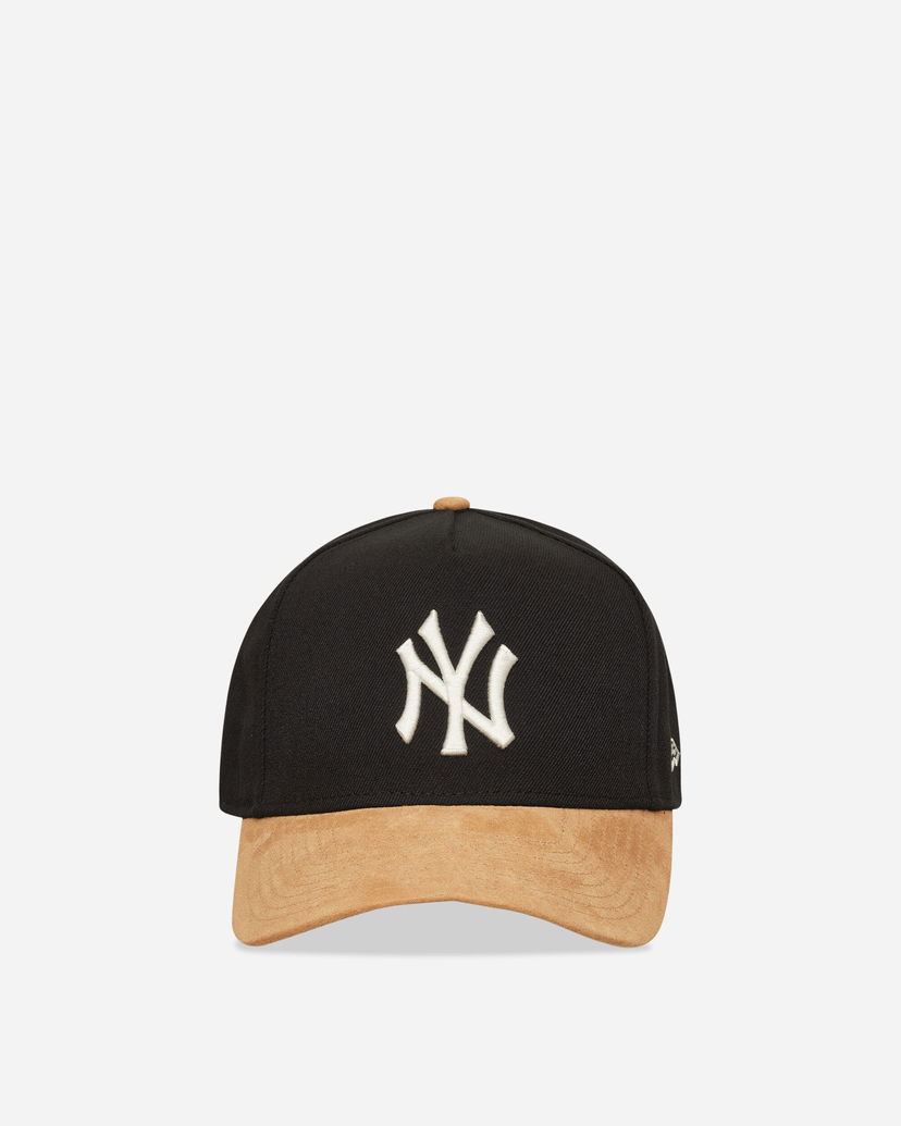 Šiltovka New Era New York Yankees MLB Suede Visor 9FORTY E-Frame Cap Čierna | 60759008 MULTINY