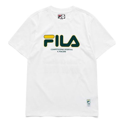 Tričko FILA Fusion Graphic Print Round Neck T-Shirt Biela | T11M122102F-WT, 0