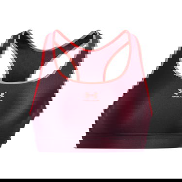 Podprsenka Under Armour HeatGear Mid Padless Bra Vínová | 1373865-600, 2