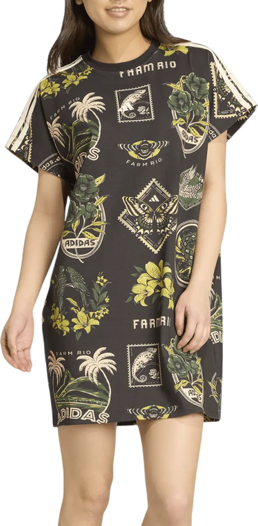 Šaty adidas Originals adidas Farm Women's T-Shirt Dress Čierna | jl7004, 3