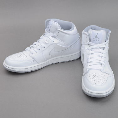 Tenisky a topánky Jordan Air Jordan 1 Mid "White Wolf Grey" Biela | 554724-112, 2
