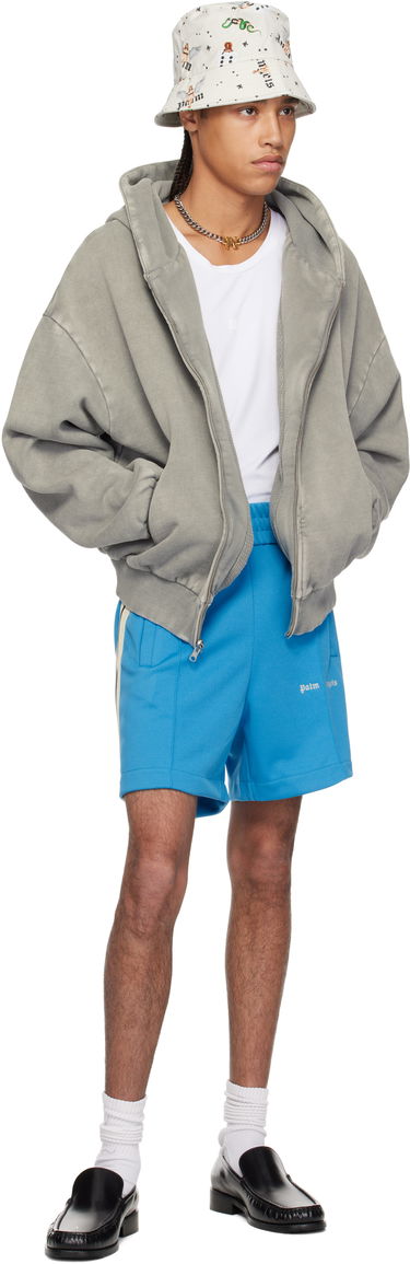 Šortky Palm Angels Palm Angels Classic Logo Track Shorts Modrá | PMCL004S25FAB0014003, 3