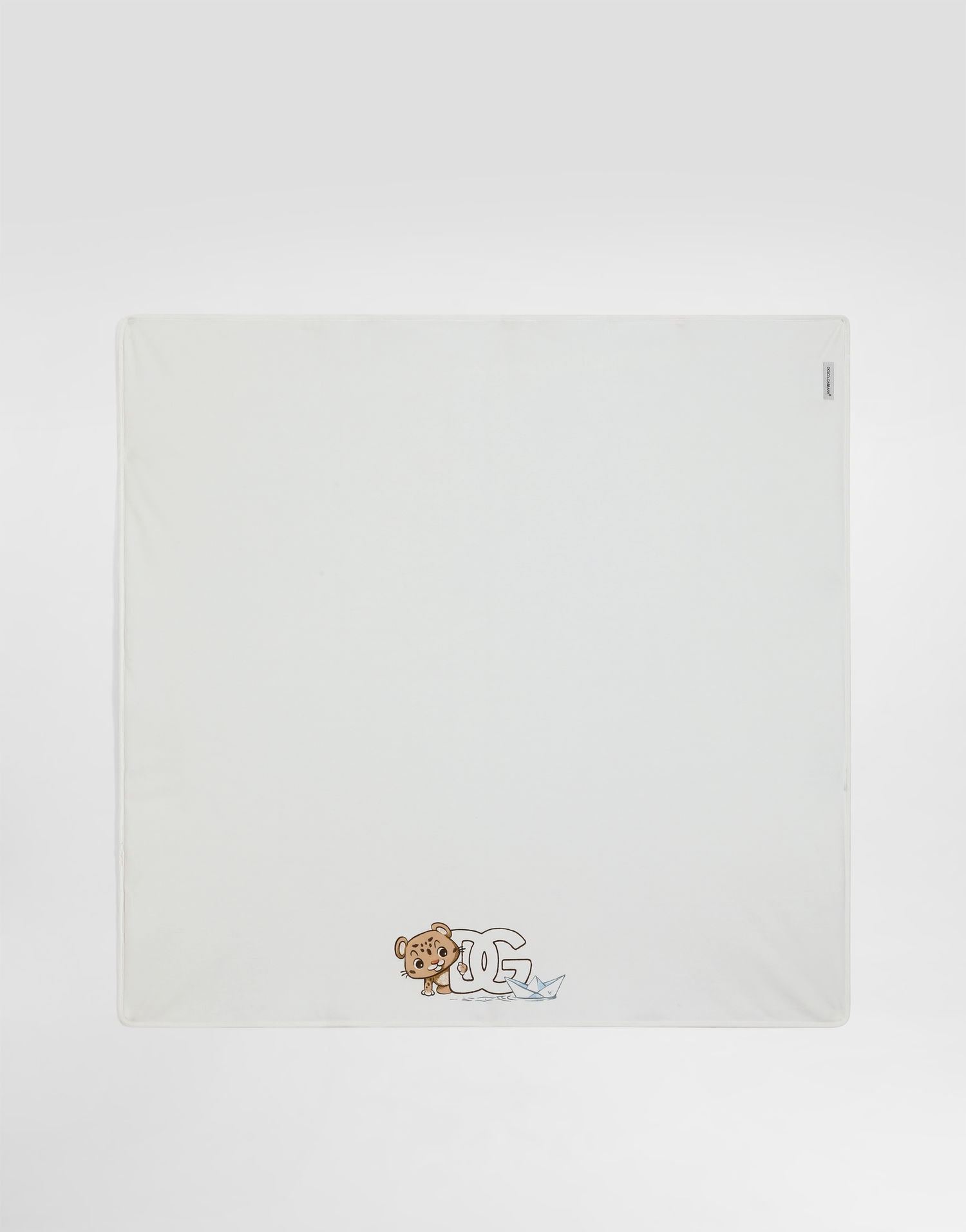 Oblečenie a doplnky Dolce & Gabbana My First Interlock Blanket with Leopard and Boat Print Modrá | LNJA88G7PNKS9000, 1