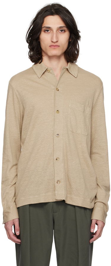 Košeľa Paul Smith Paul Smith Breathable Linen Shirt Béžová | M1R-399Y-M01764-60, 0