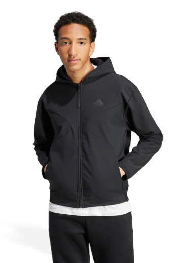 Mikina adidas Performance Sportswear City Escape Full-Zip Čierna | IJ6092