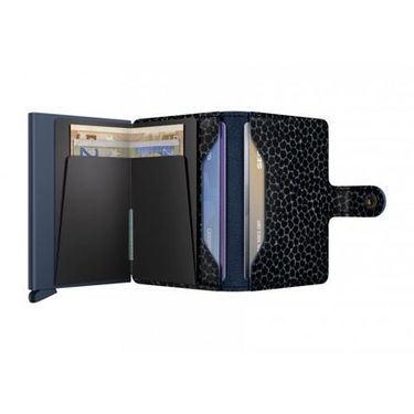 Peňaženka Secrid Slimwallet Giraffina Leather Wallet Navy | MGi-Blue, 3