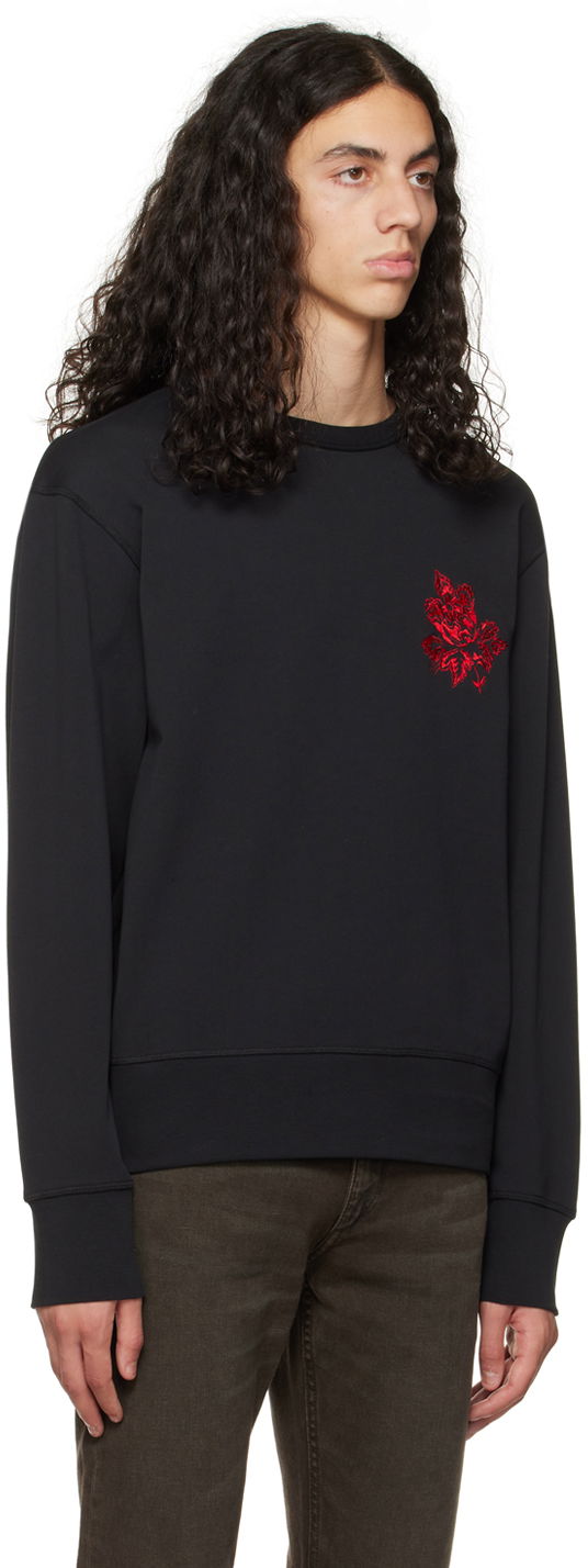 Sveter rag & bone Lunar New Year Embroidered Sweatshirt Čierna | MBC22HT058NY58, 1