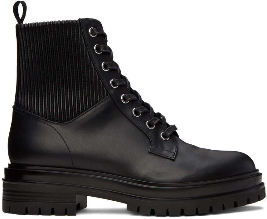 Tenisky a topánky Gianvito Rossi Lace-Up Boots Čierna | G73884.20GOM.CEO, 0