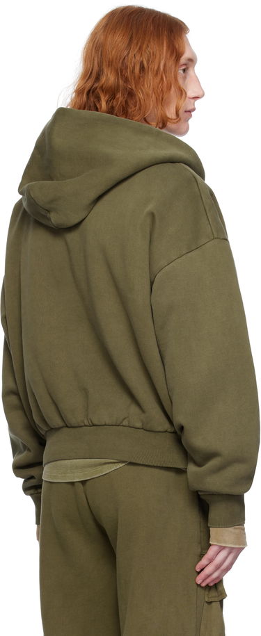 Mikina Entire Studios Entire Studios Thermal Zip-Up Hoodie Zelené | ES2488MI, 2
