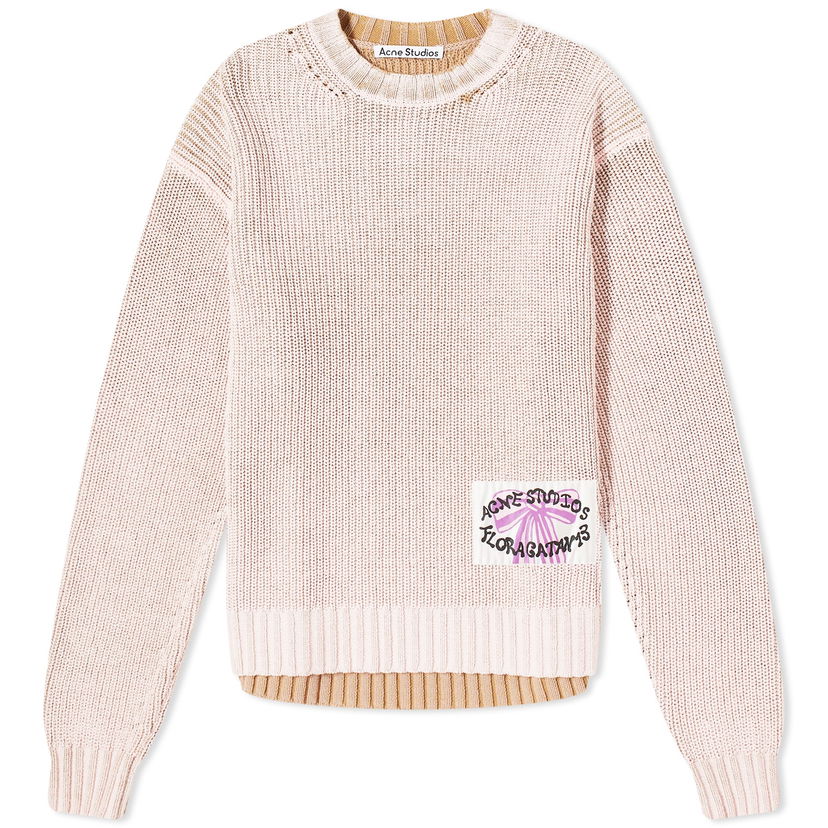 Sveter Acne Studios Knitted Jumper Ružová | B60322-DLT