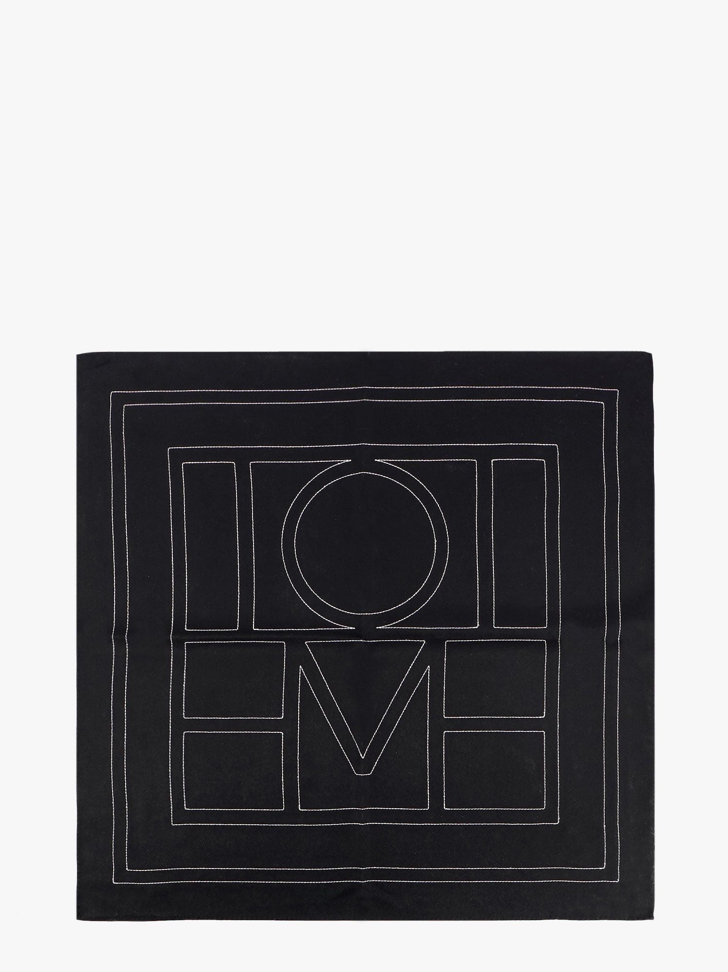 Home decor TOTEME Geometric Stitched Square Scarf Čierna | 212873803920, 0