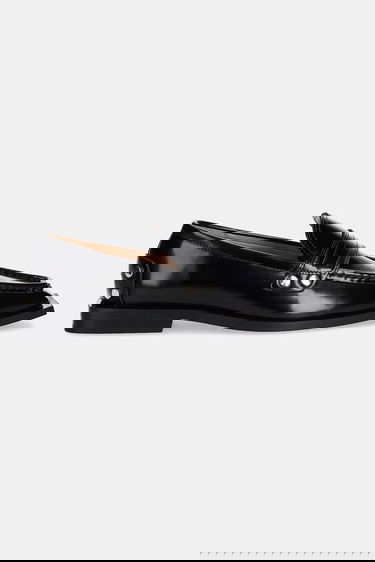 Tenisky a topánky GANNI GANNI Studs Square Toe Loafers Čierna | S3178, 1