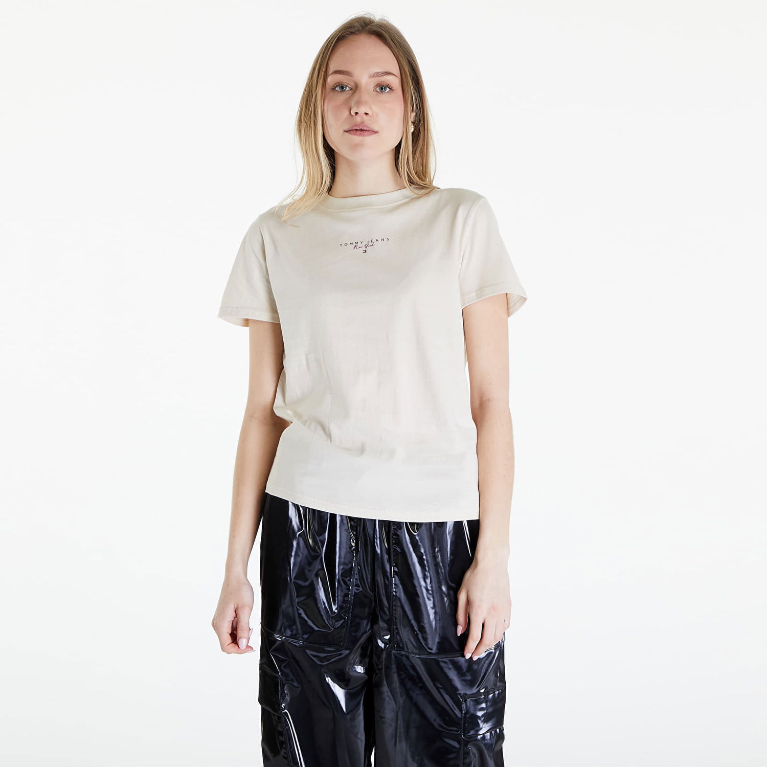 Tričko Tommy Hilfiger Essential Logo Tee Newsprint Biela | DW0DW17828 ACG, 0