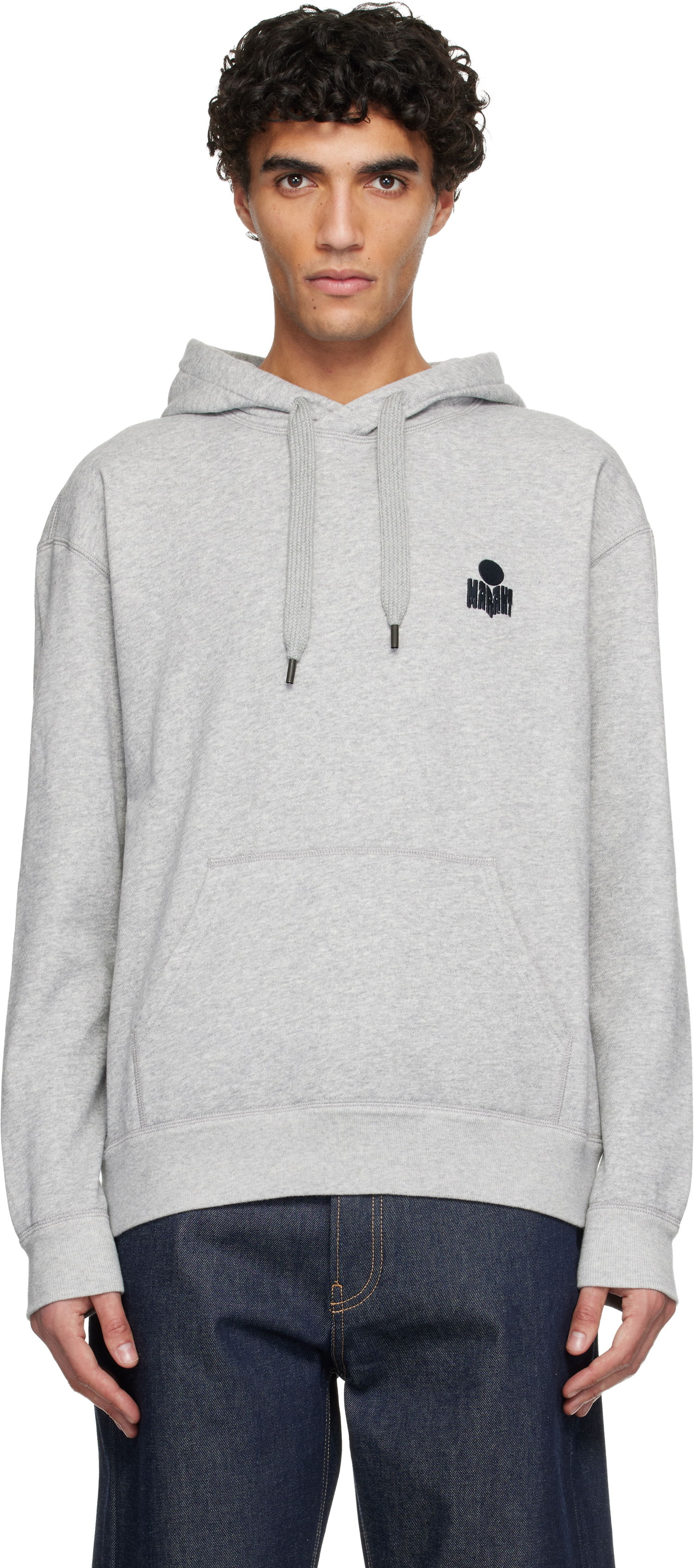 Mikina ISABEL MARANT Isabel Marant Matte Hoodie Šedá | SW0050HA-D1M05H, 0