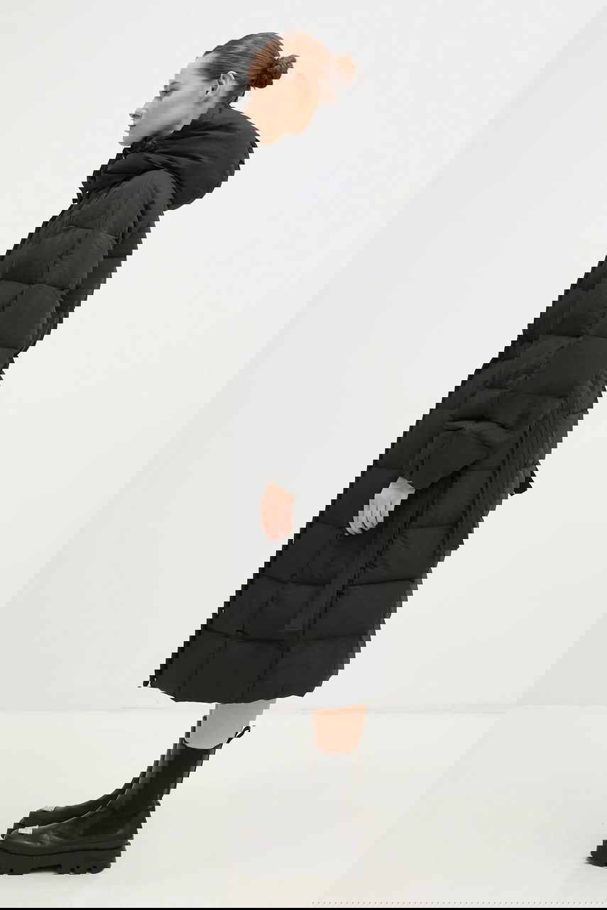 Prešívaná bunda GANNI Tech Down Coat Čierna | F9688, 1