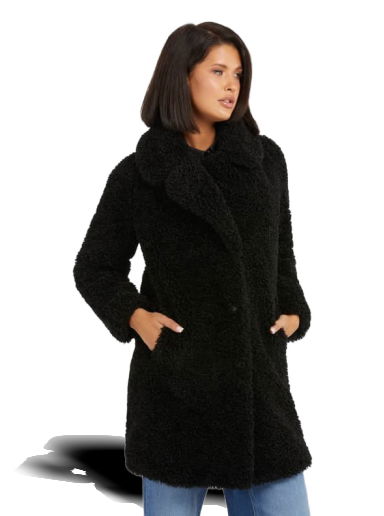 Kabáty GUESS Faux Fur Čierna | W3BL58WEYQ0