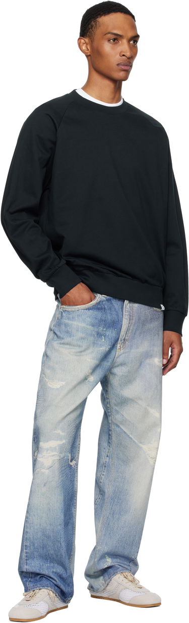 Mikina NORSE PROJECTS Norse Projects Marten Relaxed Raglan Sweatshirt Čierna | N20-1365, 3