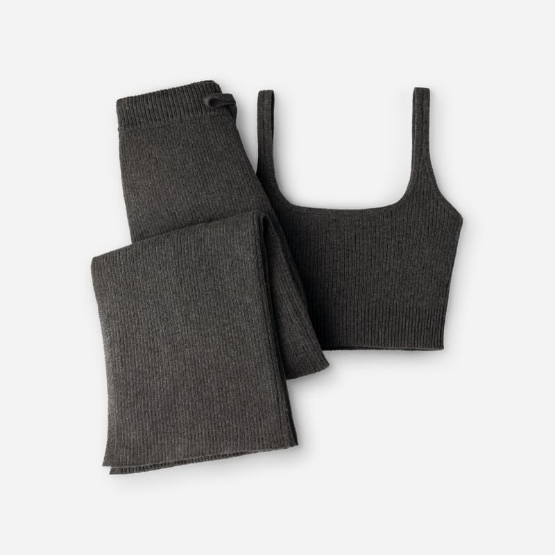 Súprava UGG Elisiana Knit Tank and Pants Set Size XS Šedá | 1161191-CRYH, 1