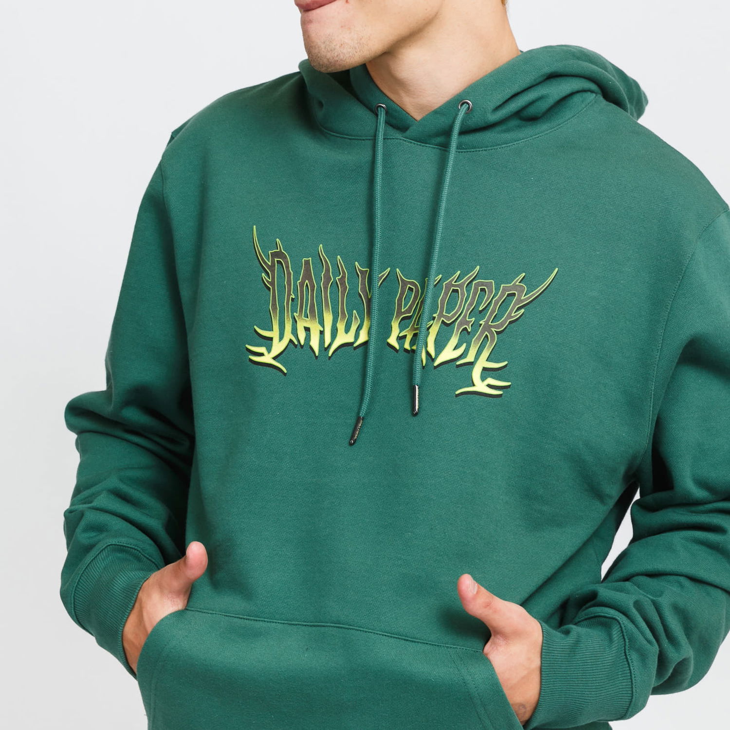 Mikina DAILY PAPER Logan Hoodie Zelené | 2121011, 1