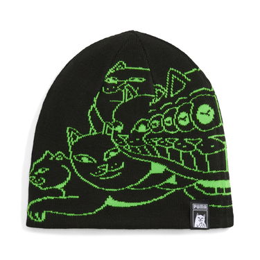 Kulicha Puma PUMA x RIPNDIP Knitted Beanie with Graphic Print Čierna | 026596_01, 0