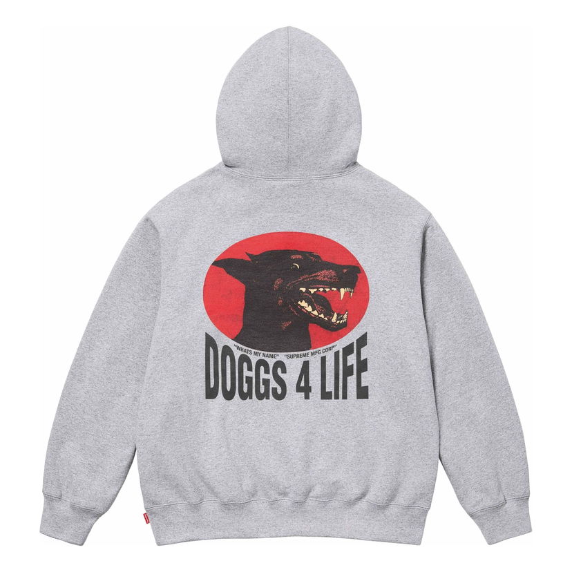 Mikina Supreme Doggs Graphic Print Hoodie Šedá | SUP-SS24-179