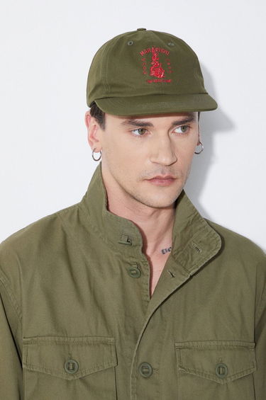 Šiltovka Maharishi Maharishi Dragon Anniversary Baseball Cap Zelené | 1276.OLIVE, 4