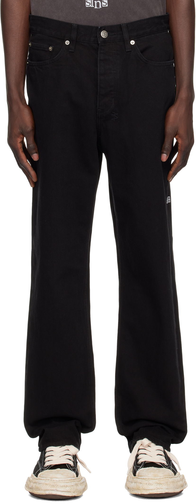 Džínsy Ksubi Anti K Blackout Jeans Čierna | MFA22DJ076