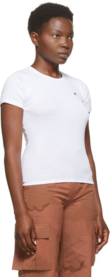 Tričko Marine Serre Marine Serre Moon Minifit T-Shirt Biela | T067FW20W, 1