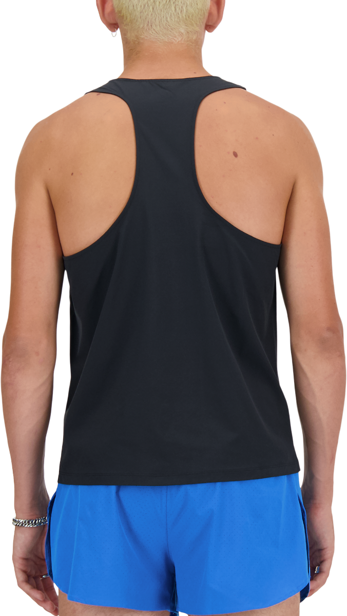 Tielko New Balance Athletics Racing Singlet Čierna | mt41290-bk, 1