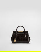 Dolce & Gabbana Marlene Day Mini Polished Alligator Handbag